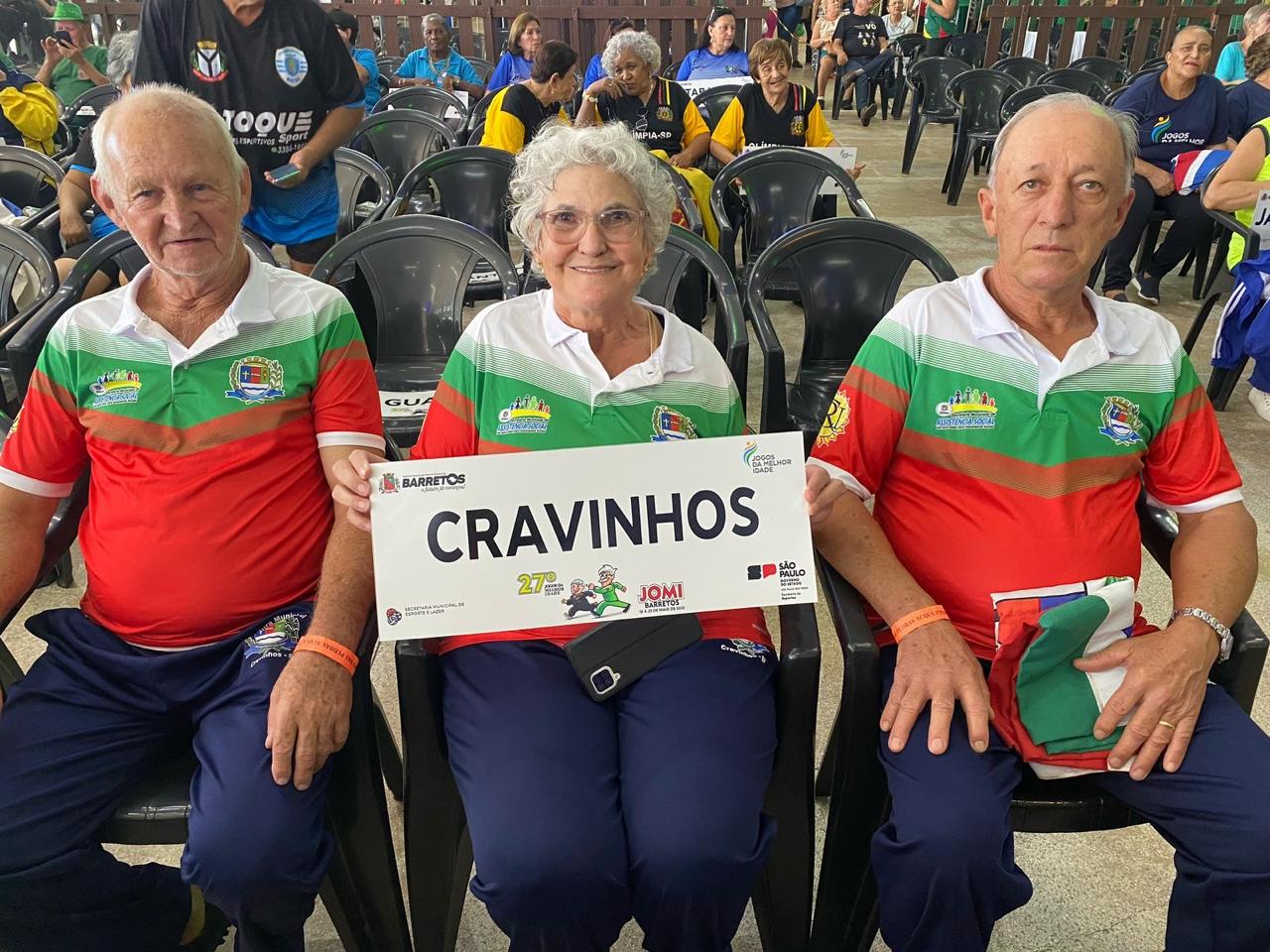 Cravinhos fica em 8º lugar nos Jogos da Melhor Idade